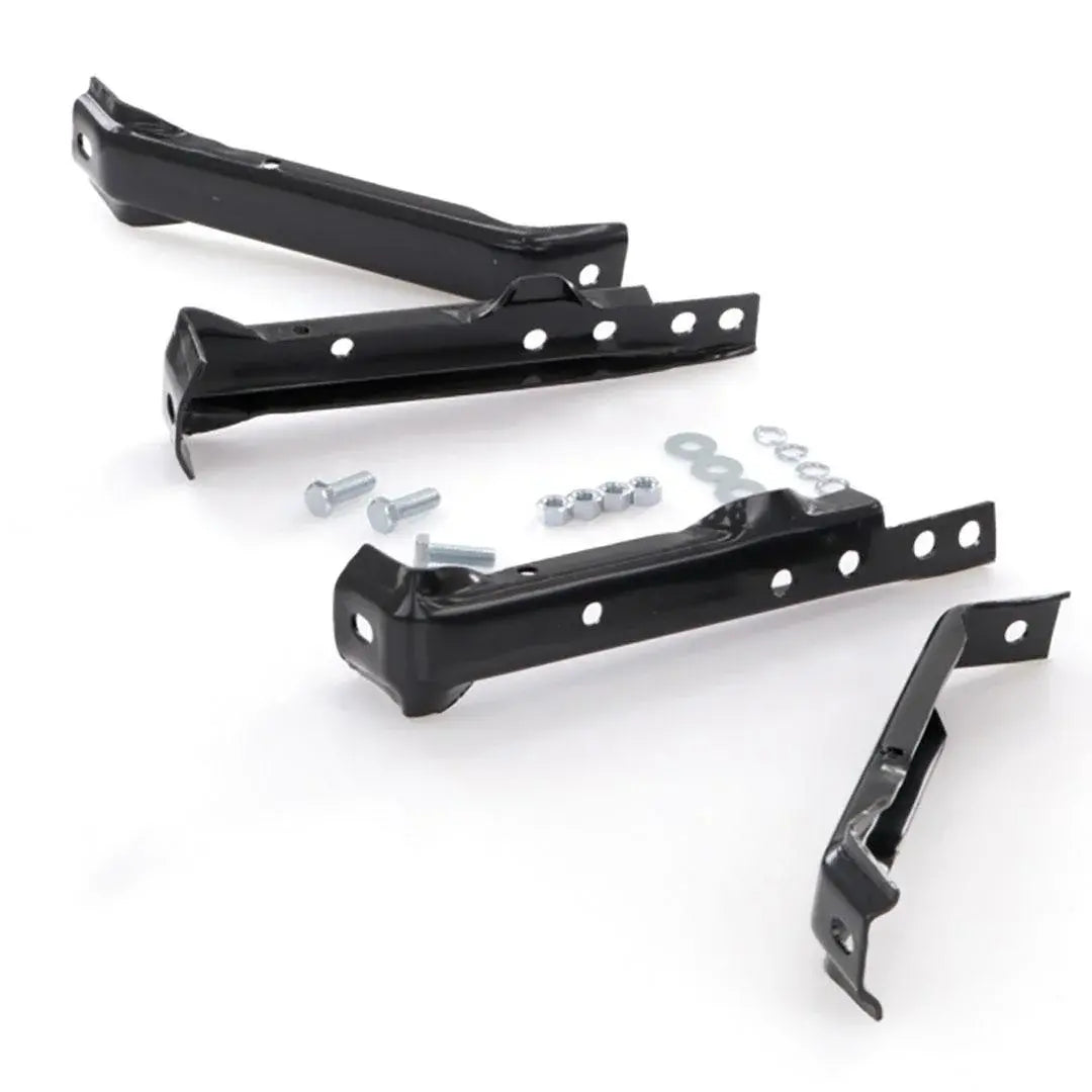 67-72 Chevy GMC Truck 1/2-ton 2WD with Rear Coil Springs Rear Bumper Bracket Set