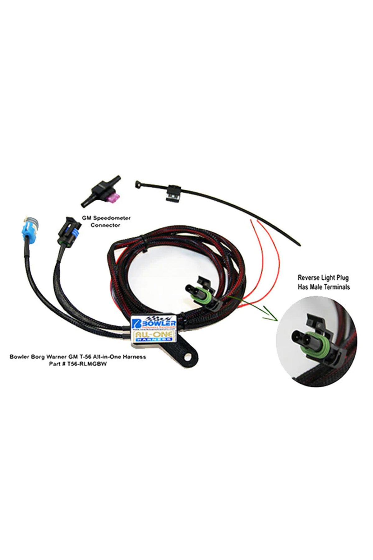 Bowler Tremec T-56 & Magnum - All-In-One Harness W/ Reverse Lock Out