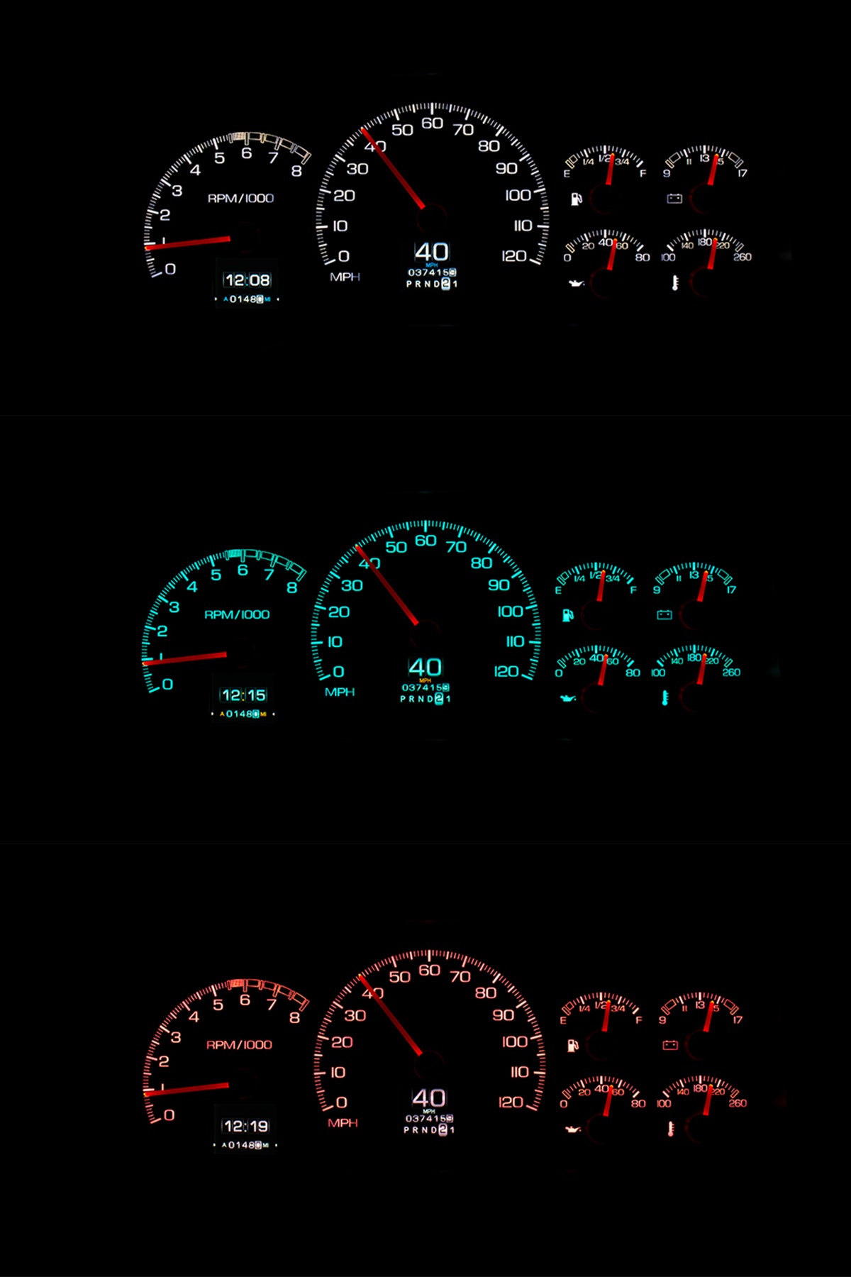 Dakota Digital 95-98 OBS Chevy / GMC RTX Instrument Gauges