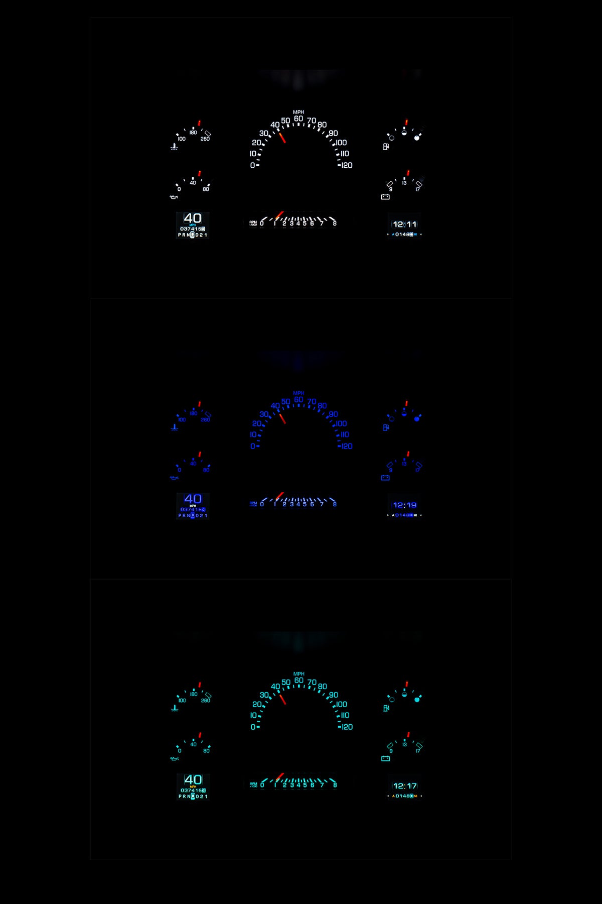 Dakota Digital 88-91 OBS Chevy / GMC RTX Instrument Gauges