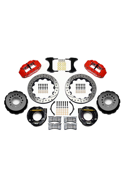 Wilwood Forged Narrow Superlite 4R Big Brake Rear Parking Brake Kit for C10 12 Bolt