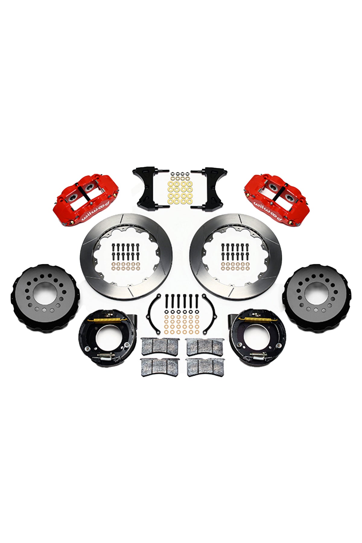 Wilwood Forged Narrow Superlite 4R Big Brake Rear Parking Brake Kit for C10 12 Bolt