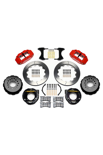 Wilwood Forged Narrow Superlite 4R Big Brake Rear Parking Brake Kit for C10 12 Bolt