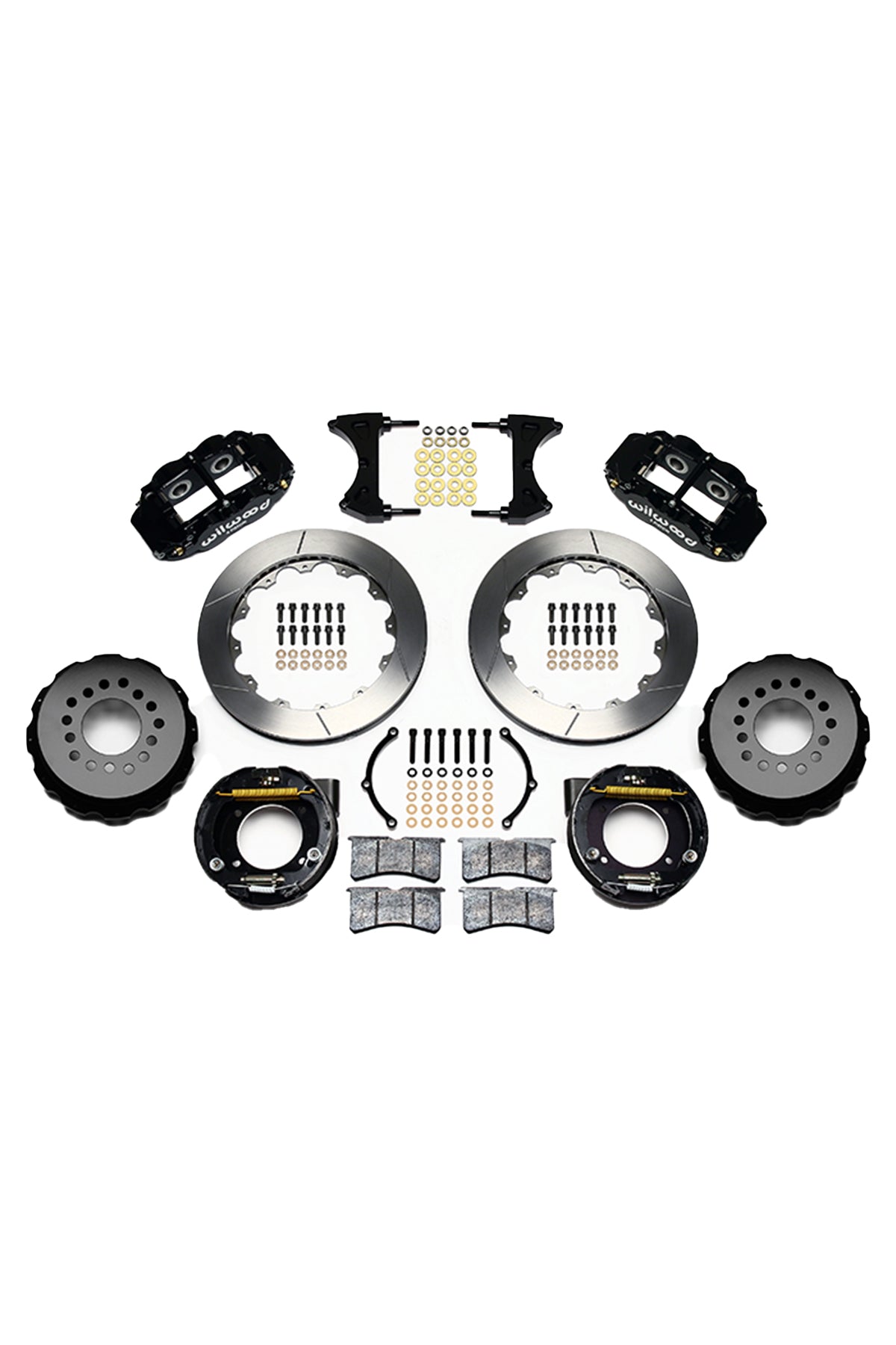 Wilwood Forged Narrow Superlite 4R Big Brake Rear Parking Brake Kit for C10 12 Bolt