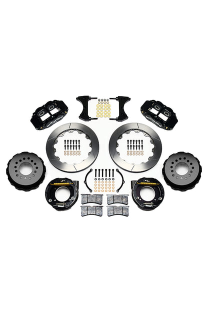 Wilwood Forged Narrow Superlite 4R Big Brake Rear Parking Brake Kit for C10 12 Bolt