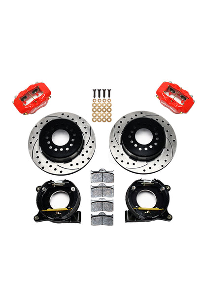 Wilwood Forged Dynalite 4 Piston Rear Parking Brake Kit for C10 12 Bolt