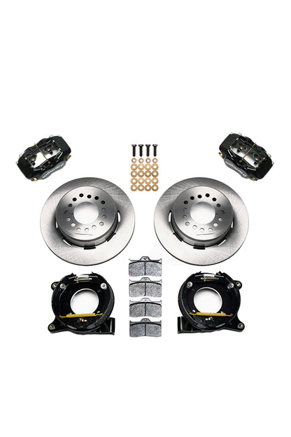 Wilwood Forged Dynalite 4 Piston Rear Parking Brake Kit for C10 12 Bolt