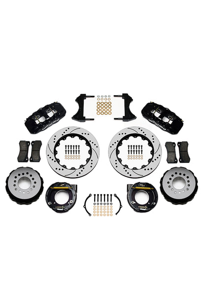 Wilwood AERO4 Big Brake Rear Parking Brake Kit for C10 12 Bolt