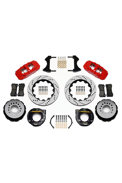 Wilwood AERO4 Big Brake Rear Parking Brake Kit for C10 12 Bolt