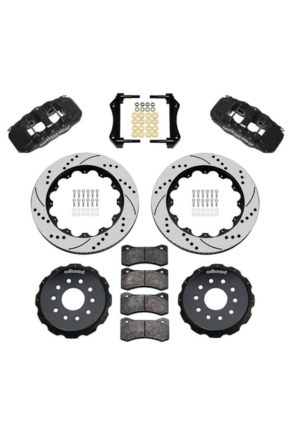 Wilwood AERO4 Big Brake Rear Parking Brake Kit for C6 Corvette Hub / DSE / Miller Built