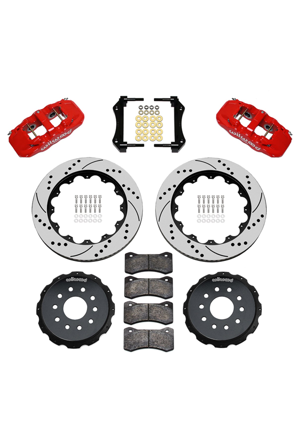 Wilwood AERO4 Big Brake Rear Parking Brake Kit for C6 Corvette Hub / DSE / Miller Built
