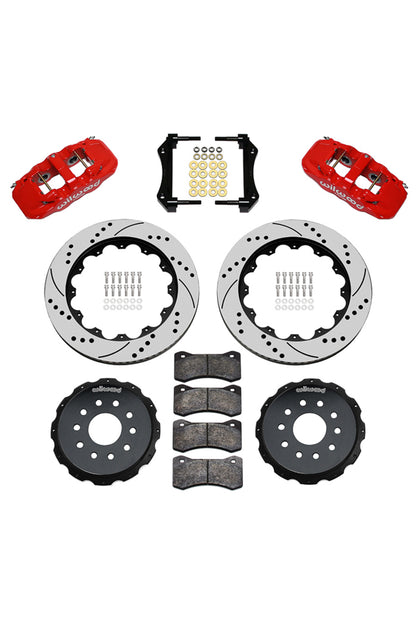 Wilwood AERO4 Big Brake Rear Parking Brake Kit for C6 Corvette Hub / DSE / Miller Built