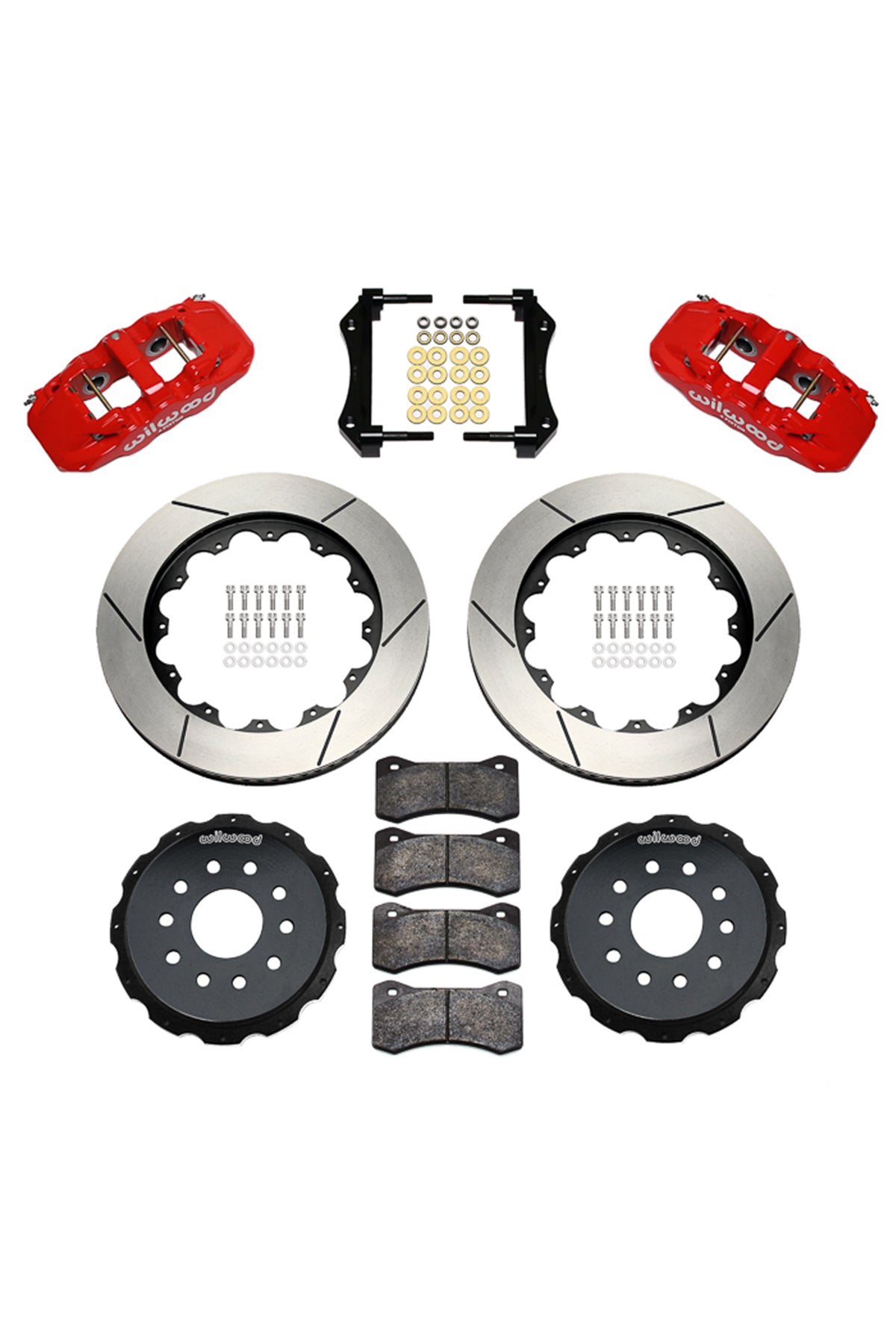Wilwood AERO4 Big Brake Rear Parking Brake Kit for C6 Corvette Hub / DSE / Miller Built