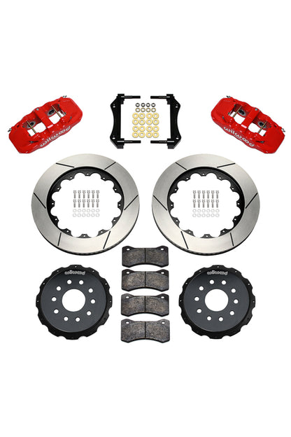 Wilwood AERO4 Big Brake Rear Parking Brake Kit for C6 Corvette Hub / DSE / Miller Built