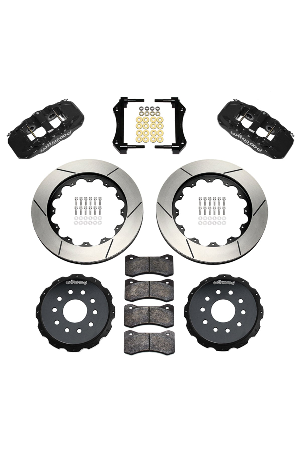 Wilwood AERO4 Big Brake Rear Parking Brake Kit for C6 Corvette Hub / DSE / Miller Built