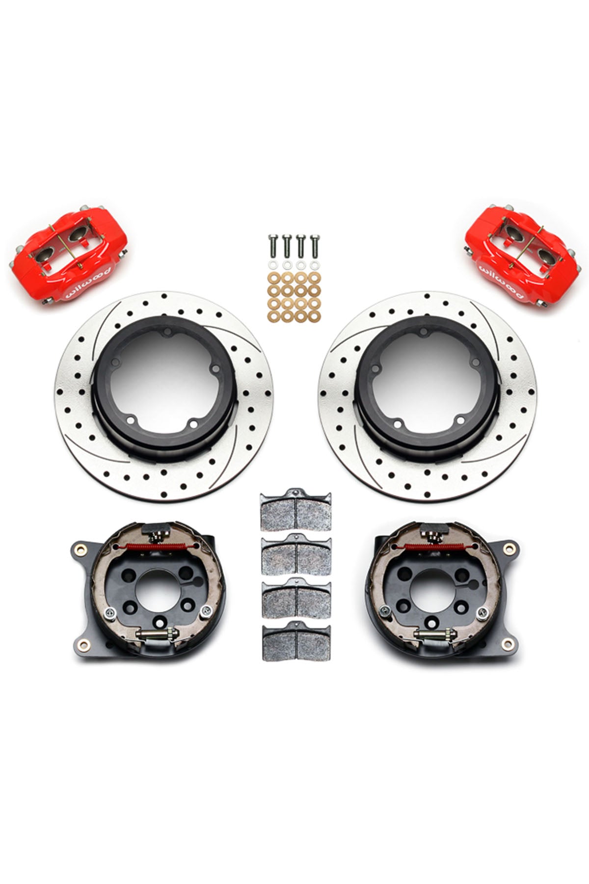 Wilwood Forged Dynalite Rear Disc Brake Kit for Strange Floater Axle 12.19"
