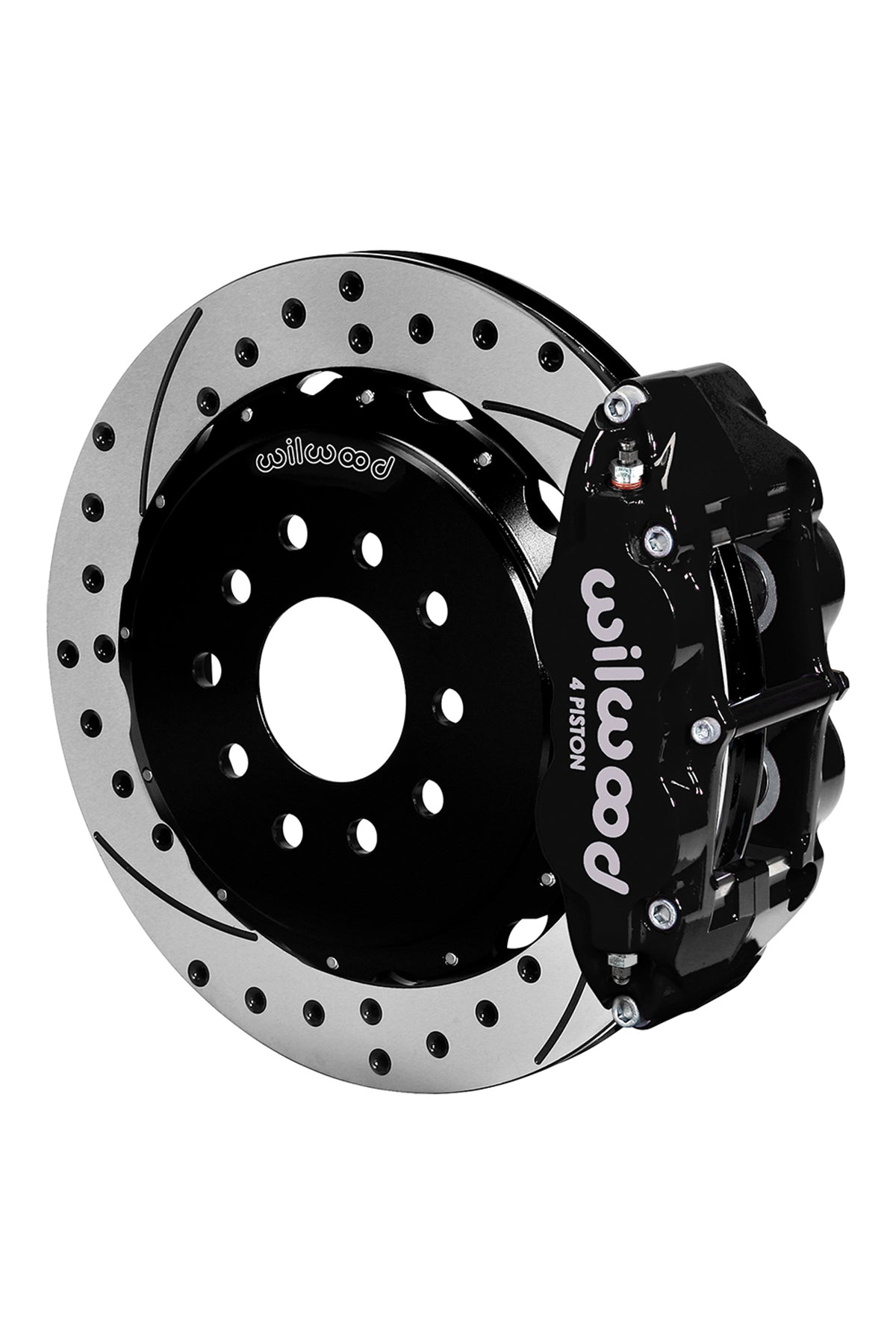 Wilwood Forged Narrow Superlite 4R Big Rear Brake Kit with Parking Brake for C6 Corvette Hub / DSE / Miller Built