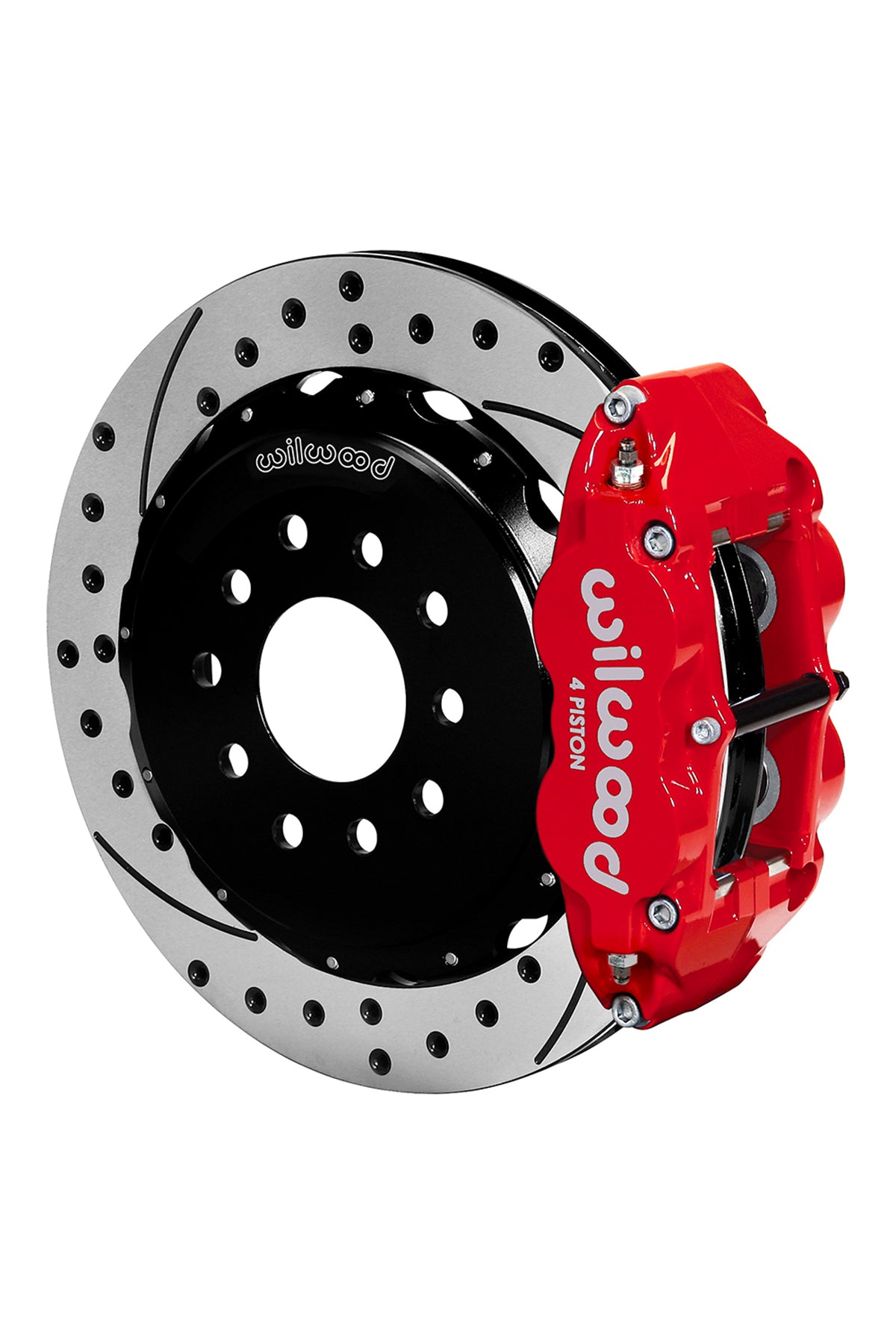 Wilwood Forged Narrow Superlite 4R Big Rear Brake Kit with Parking Brake for C6 Corvette Hub / DSE / Miller Built
