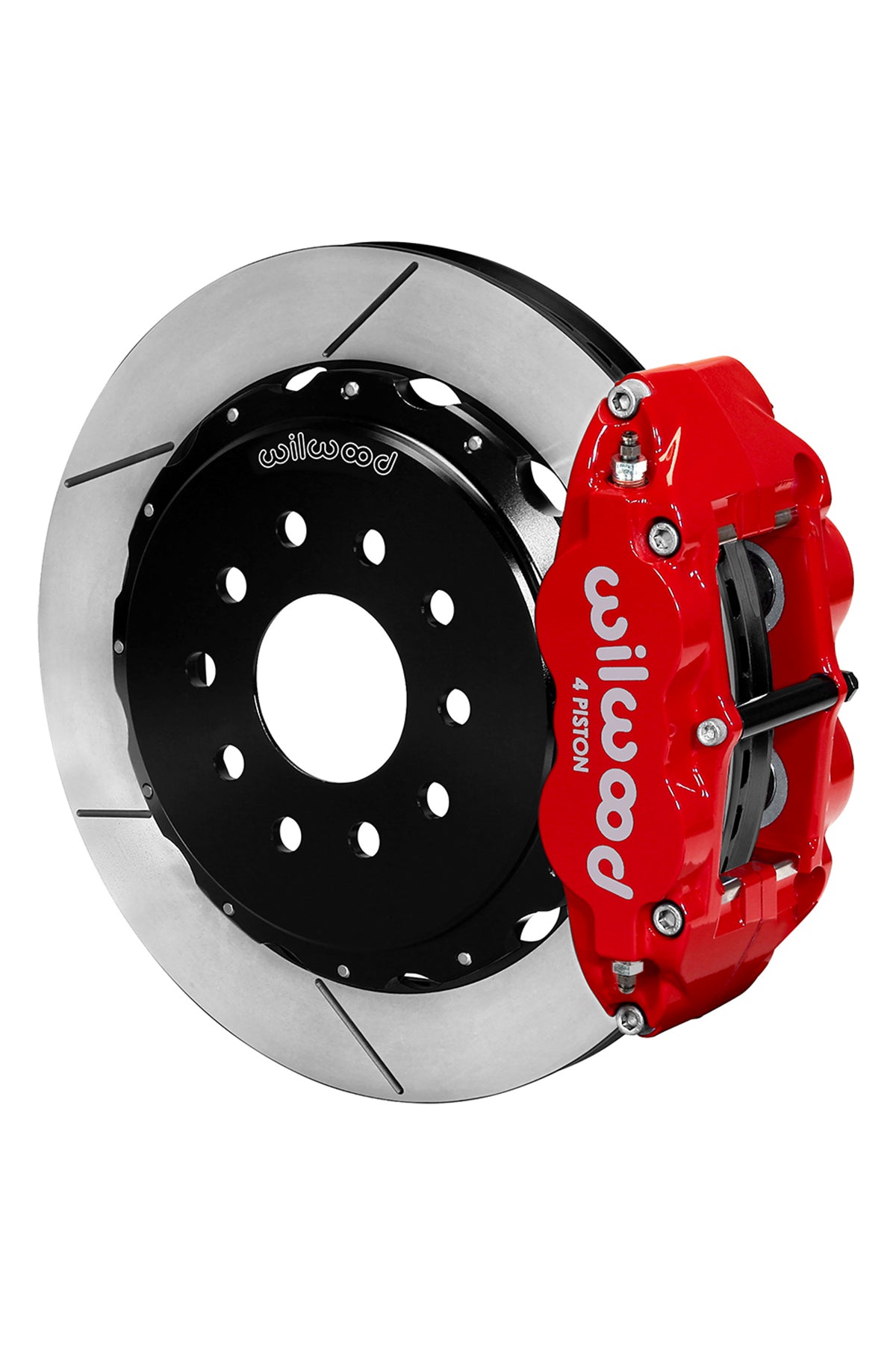 Wilwood Forged Narrow Superlite 4R Big Rear Brake Kit with Parking Brake for C6 Corvette Hub / DSE / Miller Built