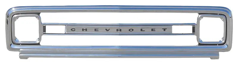 Grille Shell w/ CHEVROLET Letters - Anodized Aluminum - 69-70 Chevy C/K Pickup Blazer Suburban - Image 1