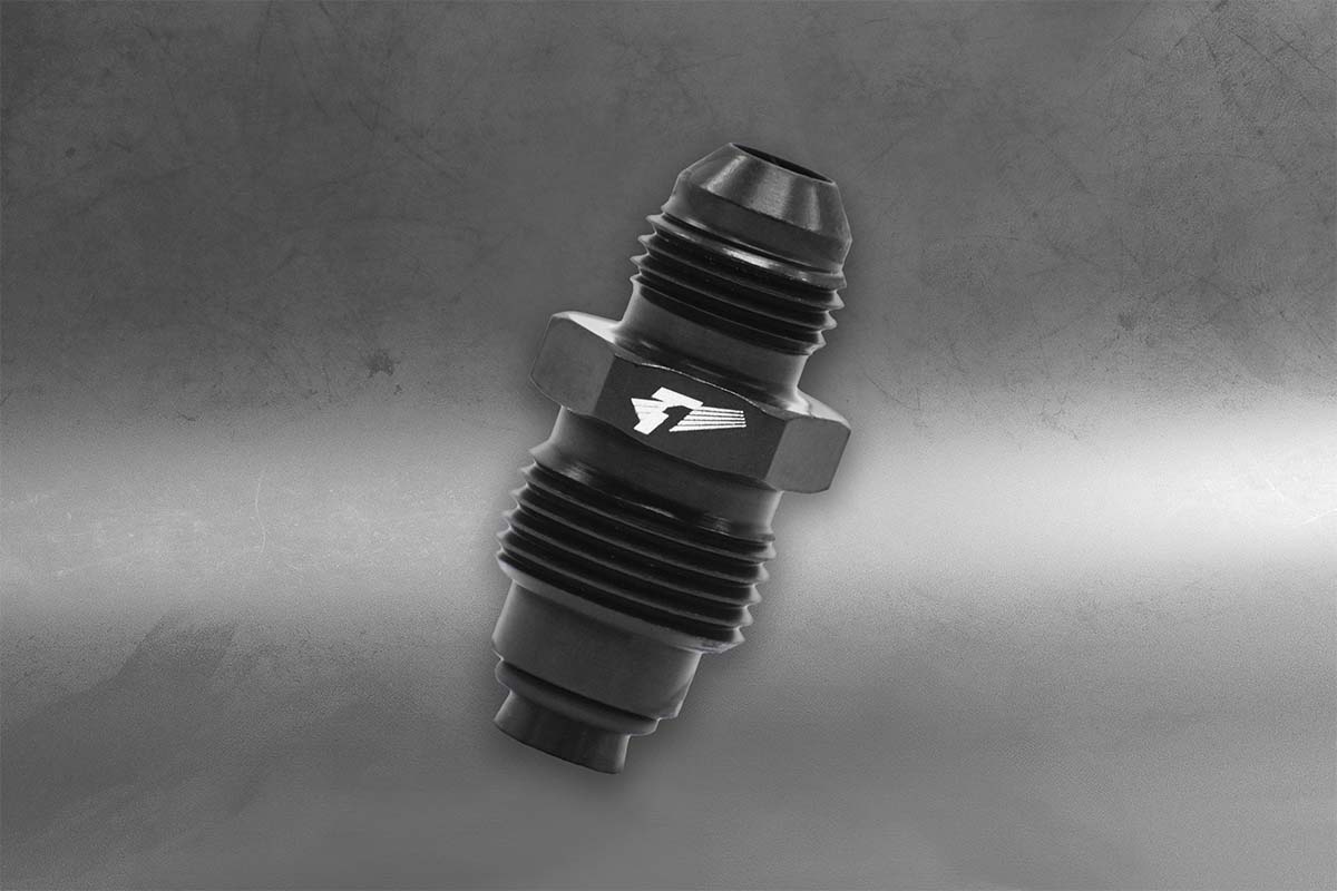 AN-6 Steering Box/Rack Pressure Port Adapter