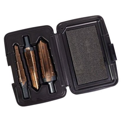 KnKut 3pc Hole Expansion Step Reamer Set - Thumbnail 1