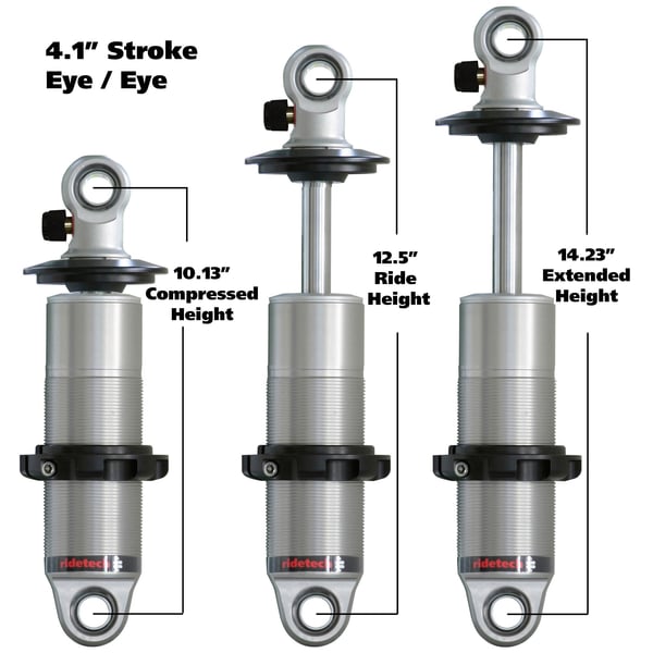 Universal Ridetech HQ Series Single Adjustable Coilover