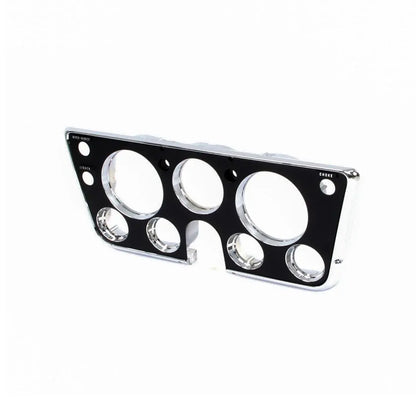 Dash Bezel - Chrome/Black - w/Choke - 67-68 Chevy GMC C/K Pickup Truck Blazer Jimmy Suburban - Thumbnail 2