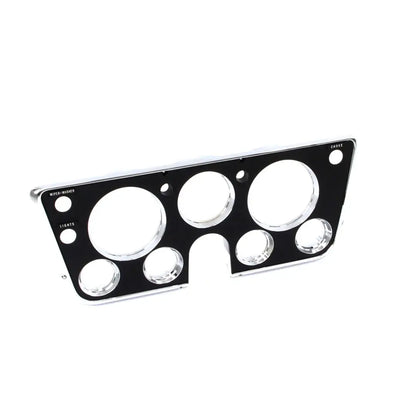 Dash Bezel - Chrome/Black - w/Choke - 67-68 Chevy GMC C/K Pickup Truck Blazer Jimmy Suburban - Thumbnail 1