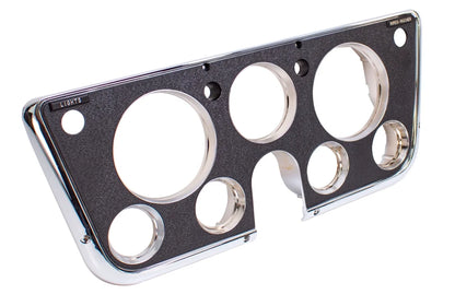 Dash Bezel w/ Gauges - Black / Chrome - 69-72 Chevy GMC C/K Truck - Thumbnail 2