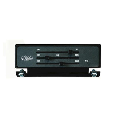 1967-72 Chevrolet Pickup Control Panel Kit - Black Anodized - Thumbnail 1