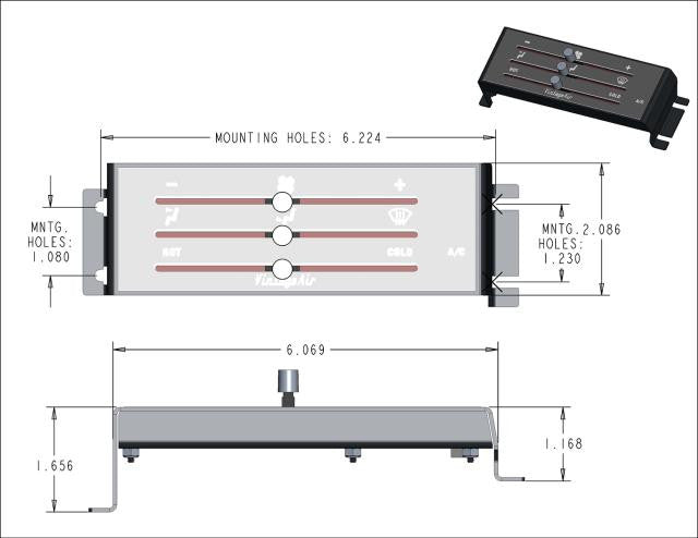 1988-94 Chevrolet Pickup SureFit® Control Panel Kit