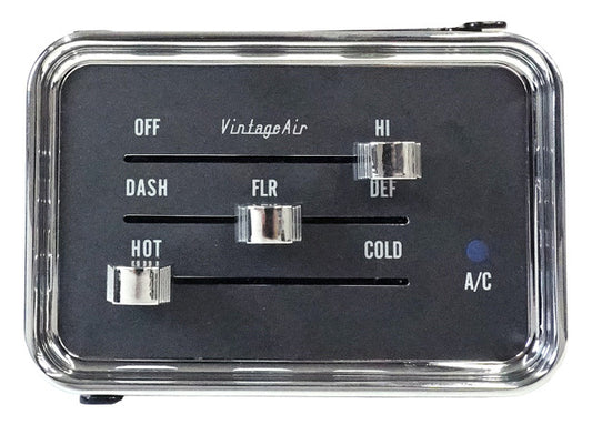 1960-63 Chevrolet Pickup SureFit® Chrome Control Panel Kit