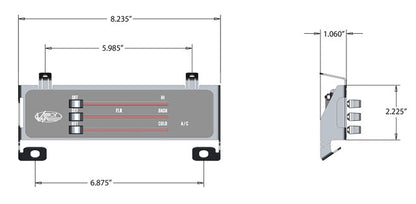 1967-72 Chevrolet Pickup Control Panel Kit - Thumbnail 3