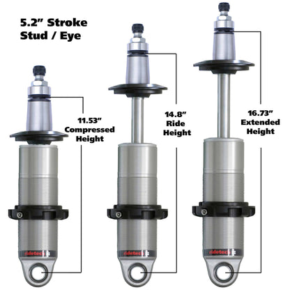 Universal Ridetech HQ Series Single Adjustable Coilover