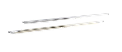 Front Door Panel Trim / Retainer Set - Chrome - 67-71 Chevy GMC C/K Pickup Blazer Jimmy - Thumbnail 1