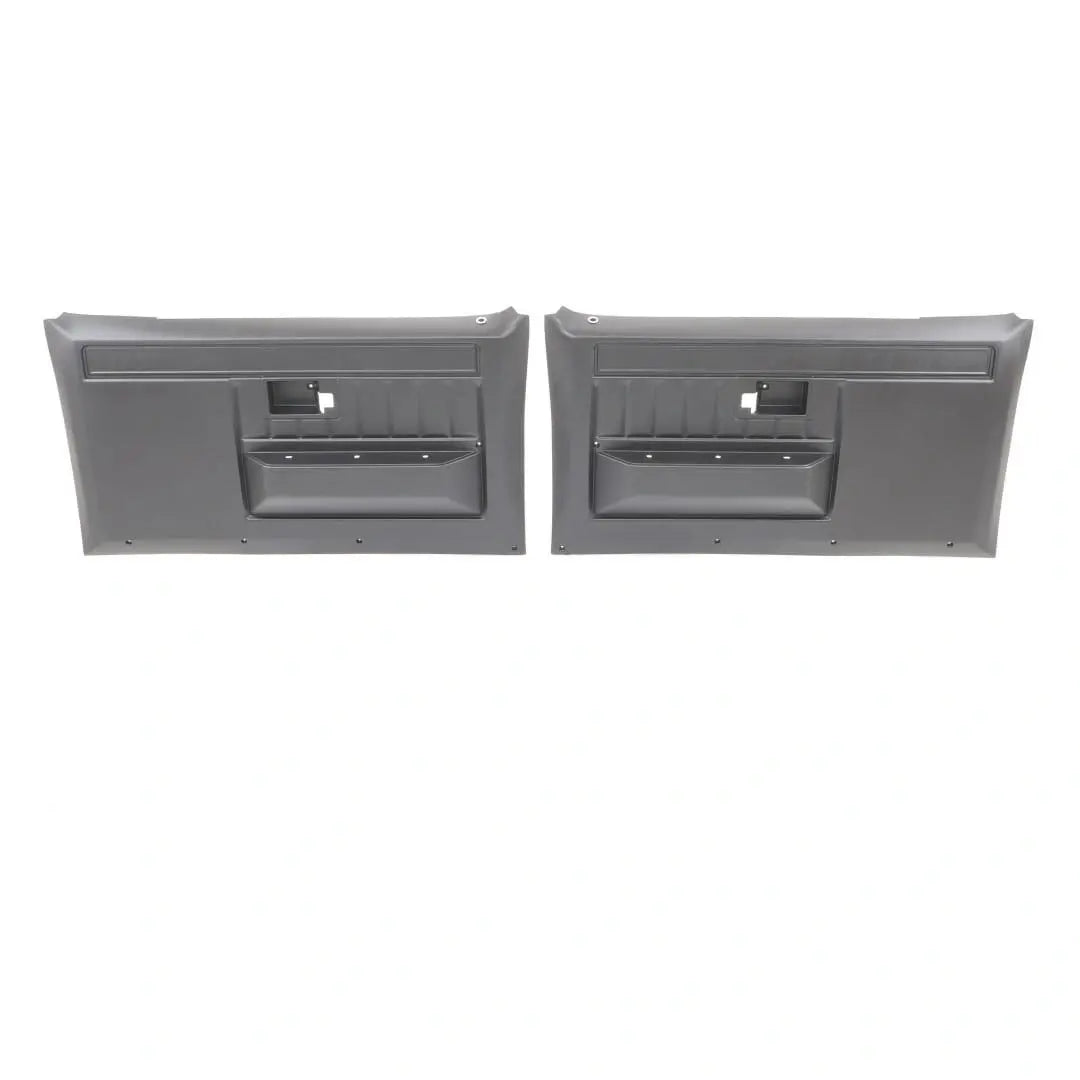 Front Door Panels - Black - Pair - 81-91 Chevy GMC CK Truck Blazer Jimmy Suburban - Image 1