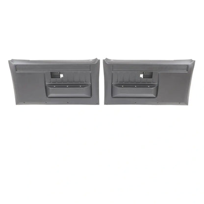 Front Door Panels - Black - Pair - 81-91 Chevy GMC CK Truck Blazer Jimmy Suburban - Thumbnail 1