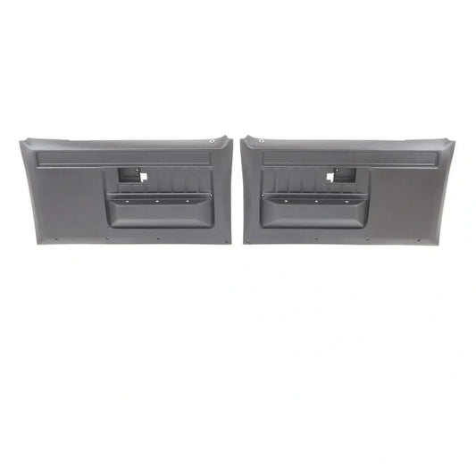 Front Door Panels - Black - Pair - 81-91 Chevy GMC CK Truck Blazer Jimmy Suburban