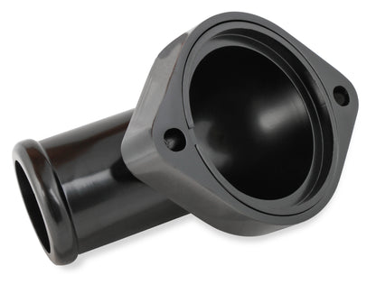 Mr. Gasket GM LS Water Neck - Swivel - 30 Degree Angle, Black