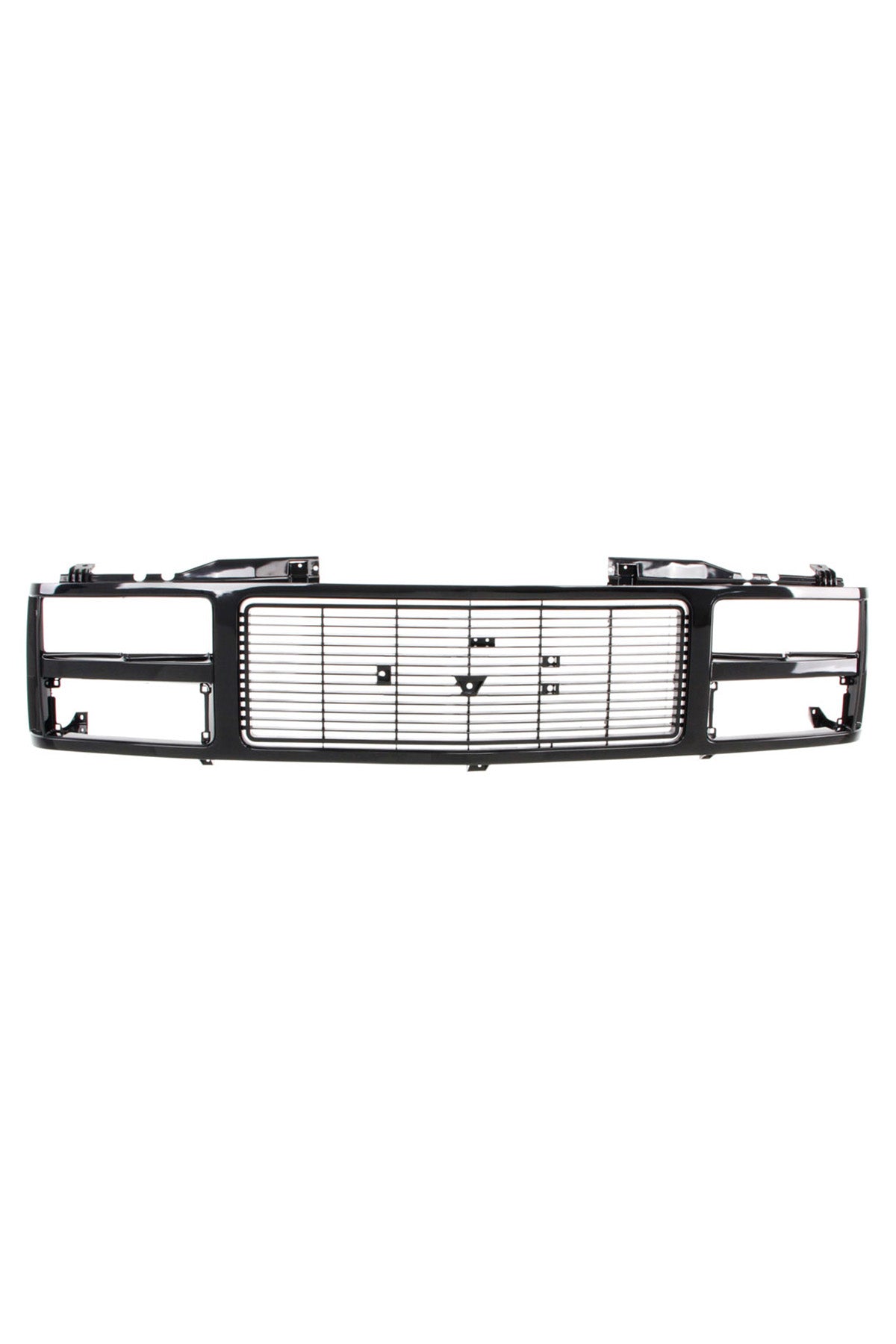 Grille Shell - Argent/Black - Dual Headlight - 88-93 GMC C/K Pickup Suburban