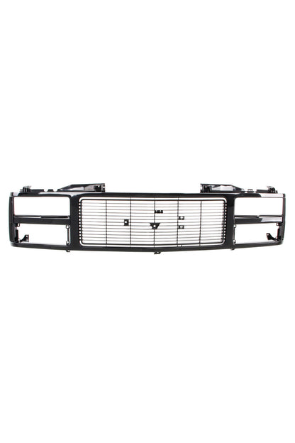 Grille Shell - Argent/Black - Dual Headlight - 88-93 GMC C/K Pickup Suburban
