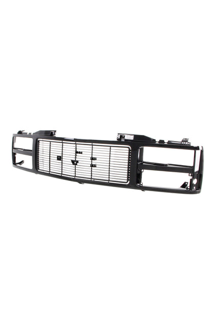 Grille Shell - Argent/Black - Dual Headlight - 88-93 GMC C/K Pickup Suburban