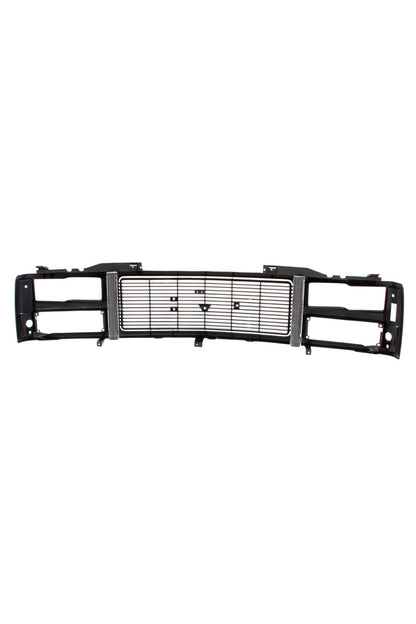 Grille Shell - Argent/Black - Dual Headlight - 88-93 GMC C/K Pickup Suburban
