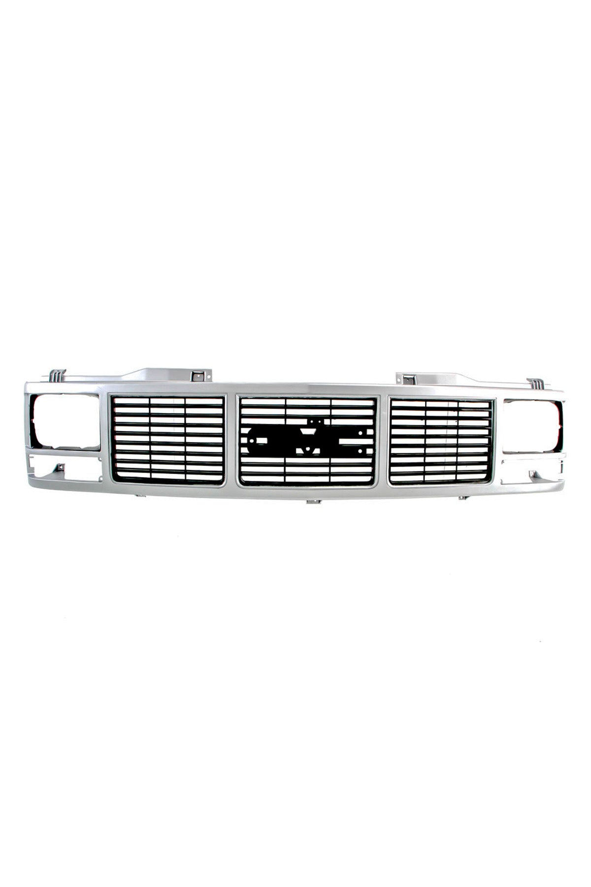 Grille Shell - Argent/Silver - Single Headlight - 88-93 GMC C/K Pickup Suburban