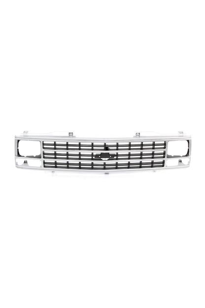 Grille Shell - Argent/Silver - Single Headlight - 88-93 Chevy C/K Pickup SUV