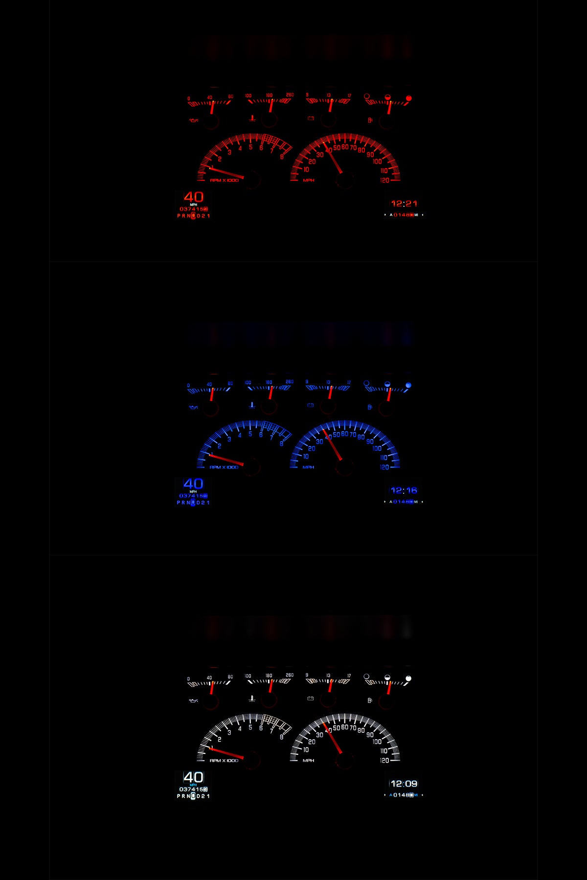 Dakota Digital 92-94 OBS Chevy / GMC RTX Instrument Gauges