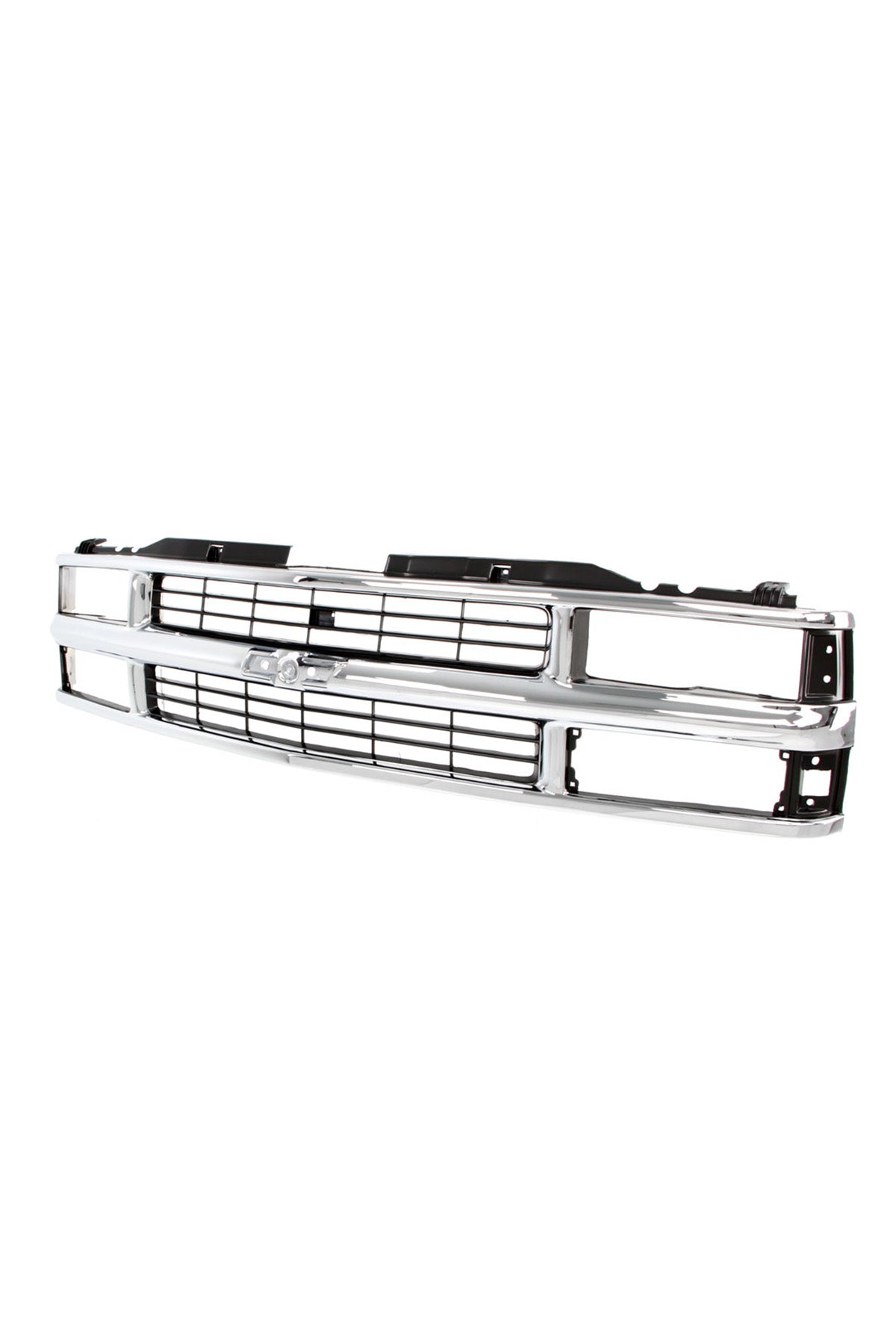 Grille Shell - Chrome/Gray - Composite Headlight - 94-98 Chevy C/K Pickup SUV
