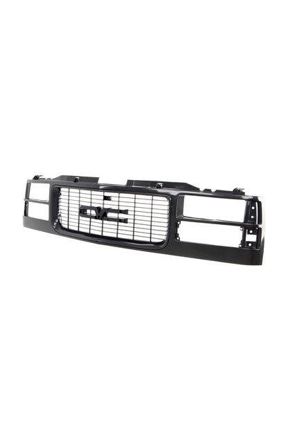 Grille Shell - Black - Dual Headlight - 94-98 GMC C/K Pickup SUV