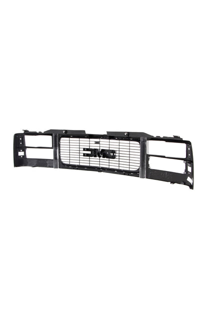Grille Shell - Chrome/Black - Dual Headlight - 94-98 GMC C/K Pickup SUV